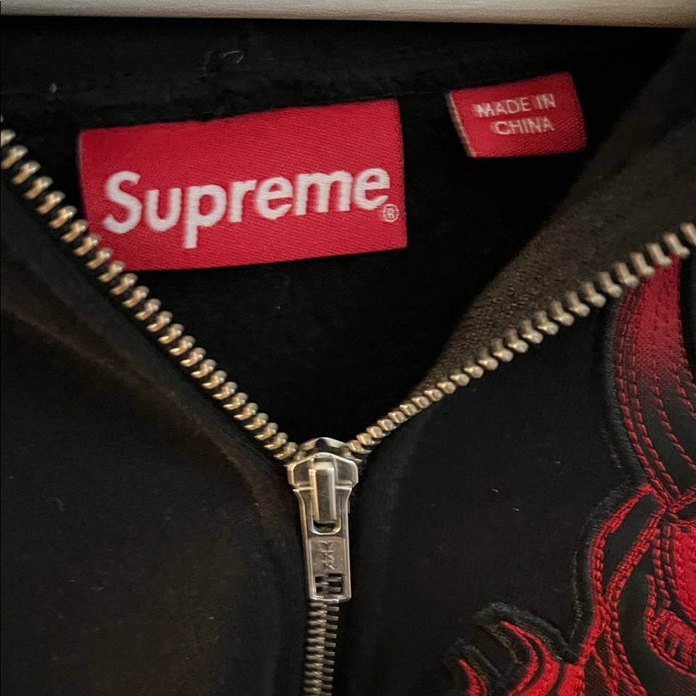 SUPREME DEMON ZIP UP Small RARE - Picture 7 of 7